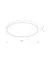Подолочний світильник Nowodvorski 10980 Agnes Round Led Pro 1x32W 4000K 3000Lm IP44 Wh