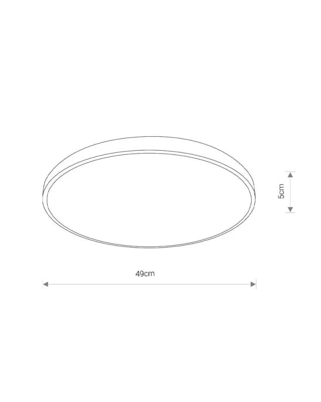 Подолочний світильник Nowodvorski 10980 Agnes Round Led Pro 1x32W 4000K 3000Lm IP44 Wh