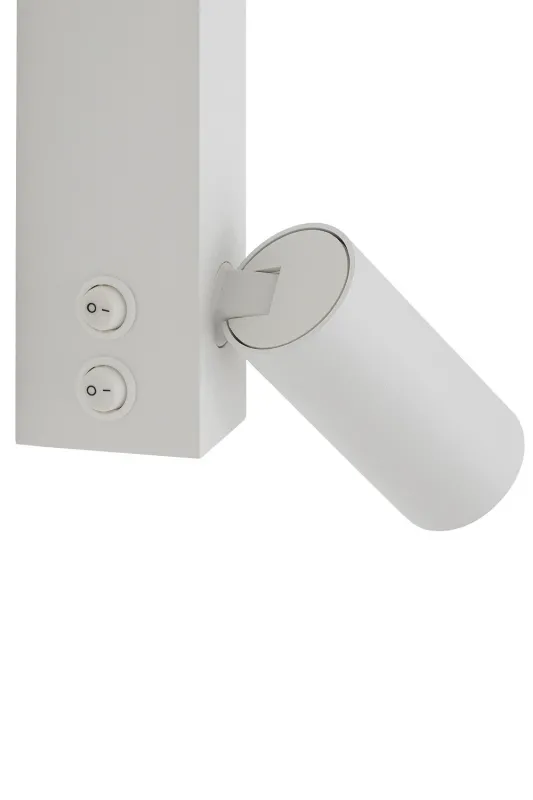 Настінний світильник Nowodvorski 11578 Easy Left GU10 MR11 10W + LED 11W 3000K 450Lm IP20 Білий