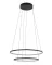 Люстра Nowodvorski 11647 Circolo Power LED 2x67W 3000K 3100Lm IP20 чорна
