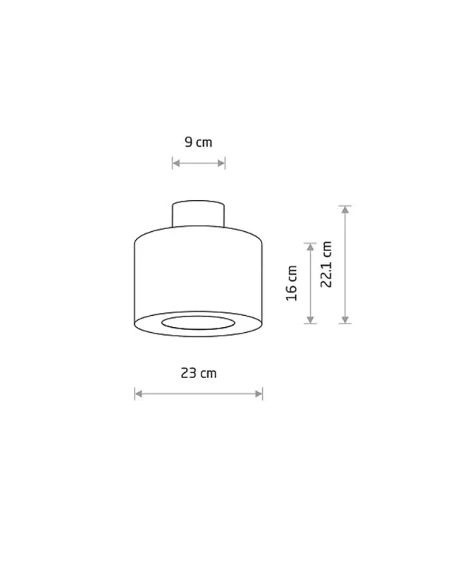 Люстра Nowodvorski 11657 Amarela S E27 1x15W IP20 графітова