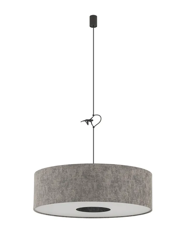Підвісний світильник Nowodvorski 11675 Lago L E27 1x25W IP20 сірий