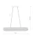 Люстра Nowodvorski 11707 Luxora Oval LED 1x40W 3000K 3600Lm IP20 хром