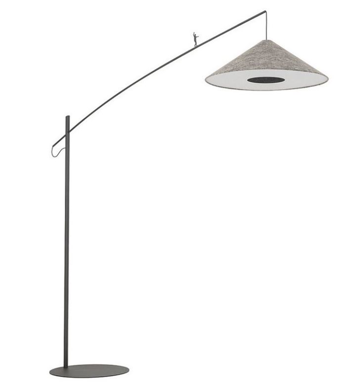 Торшер Nowodvorski 11767 Poise A E27 1x25W IP20 темно-сірий