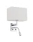 Бра Nowodvorski 11785 Hotel Mood E27+LED 2x10W+2.2W 4000K IP20 світло-бежевий
