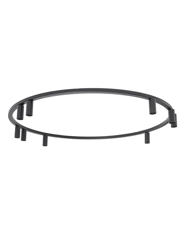 Люстра Nowodvorski 11950 Fourty Round GU10 R35 9x10W IP20 чорна