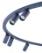 Люстра Nowodvorski 11953 Fourty Round GU10 R35 9x10W IP20 синя