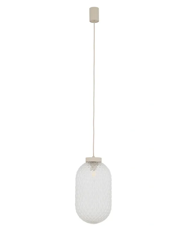 Підвісний світильник Nowodvorski 12254 Malindi A E14 1x10W IP20 бежевий