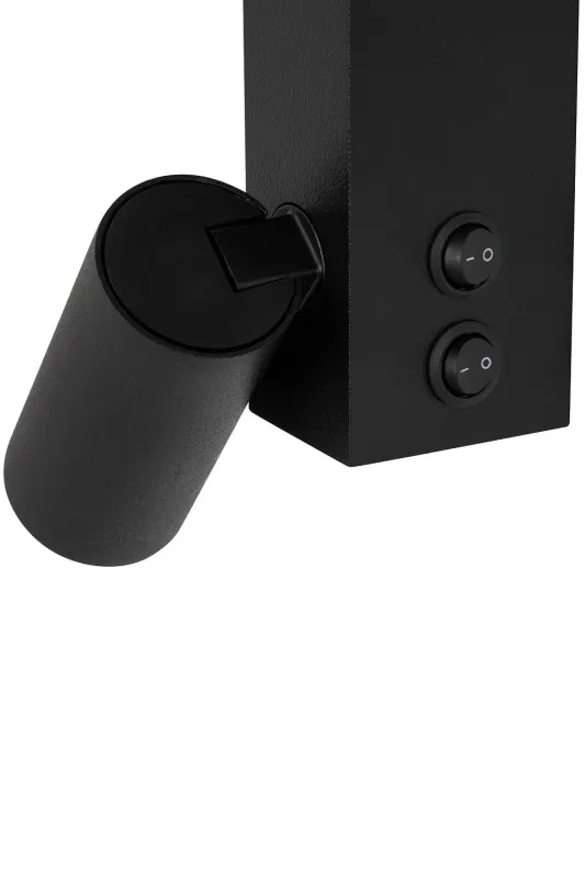 Настінний світильник Nowodvorski 11426 Easy Right GU10 MR11 10W + LED 11W 3000K 380Lm IP20 Чорний