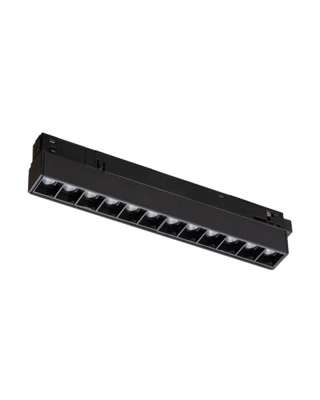 Магнітний трековий світильник Nowodvorski 10144 LVM Focus Led 1x9w 3000к 800Lm IP20 Bl