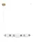 Люстра Nowodvorski 11699 Ceramic Horizontal LED 1x26W 3000K 2000Lm IP20 білий