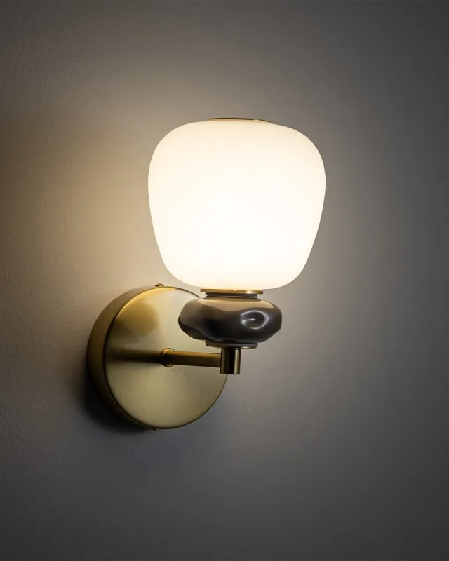 Бра Nowodvorski 11703 Ceramic LED 1x8W 3000K 650Lm IP20 латунний