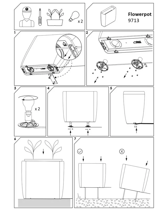 Уличные светильники Nowodvorski 9713 Flowerpot